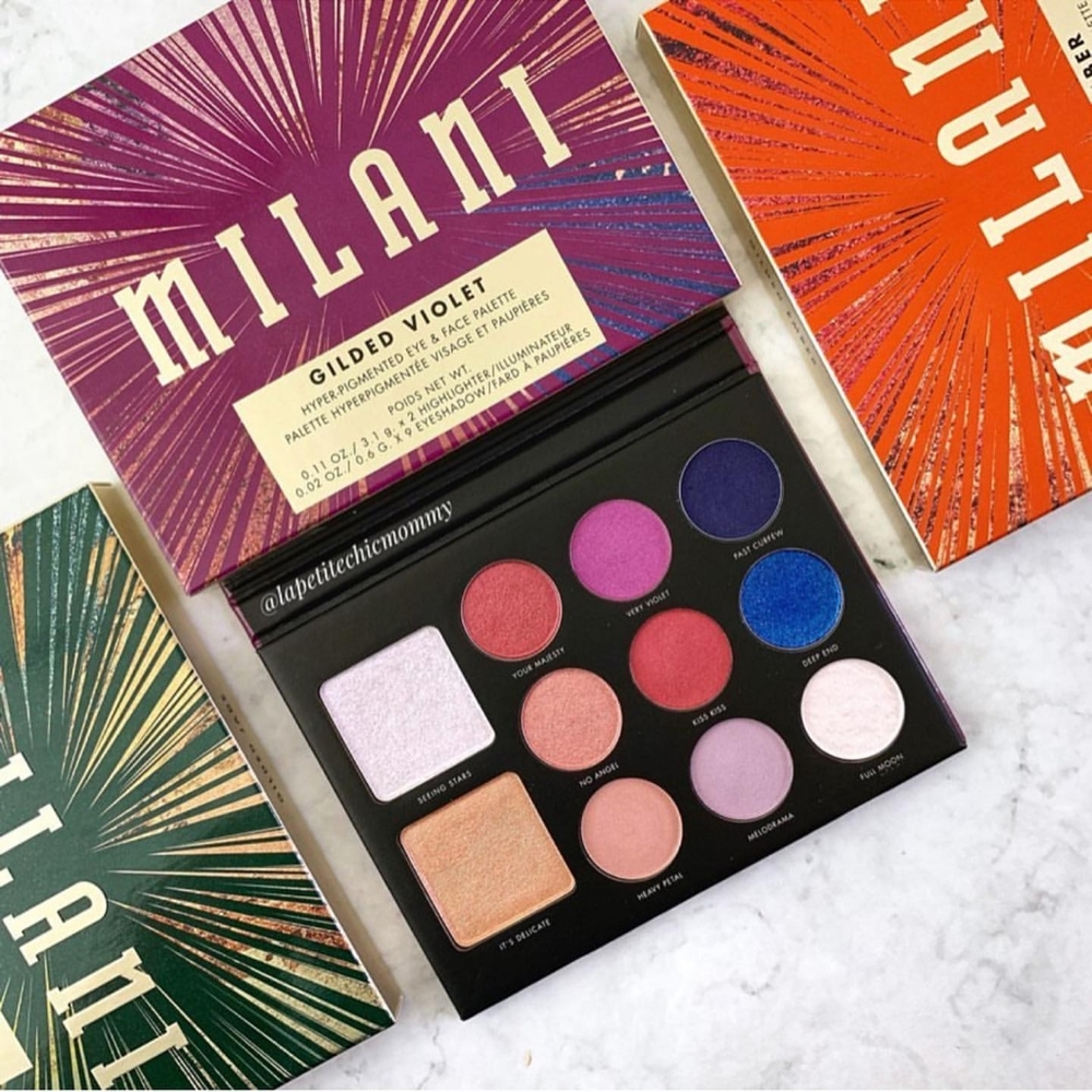 HP!!NWT ☆ 2 Milani Gilded Palettes - Picture 3 of 4